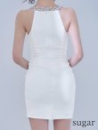 ホワイト　モデル：ゆいぴす　身長：170cm　着用サイズ：Sサイズ