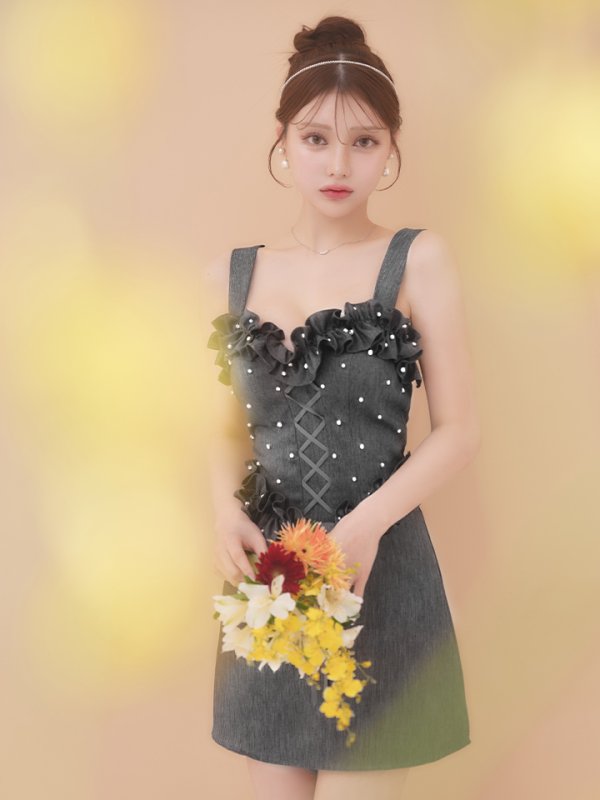 ダークグレイ モデル:ももか 身長:156cm 着用サイズ:Sサイズ