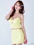 イエロー　モデル：ゆめ　身長：160cm　着用サイズ：Sサイズ