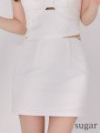 ホワイト　モデル：ゆめ　身長：160cm　着用サイズ：Sサイズ
