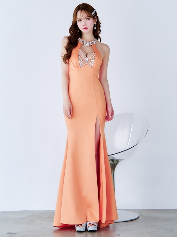 オレンジ　モデル：ゆめ　身長：160cm　着用サイズ：Sサイズ