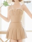 ベージュ　モデル：明日花キララ　身長：162cm　着用サイズ：Sサイズ