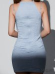ブルー モデル：如月れい　身長：156cm　着用サイズ：Sサイズ