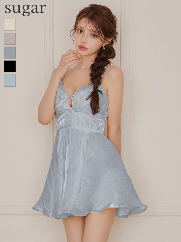 ブルー　モデル：ももか　身長：156cm　着用サイズ：Sサイズ