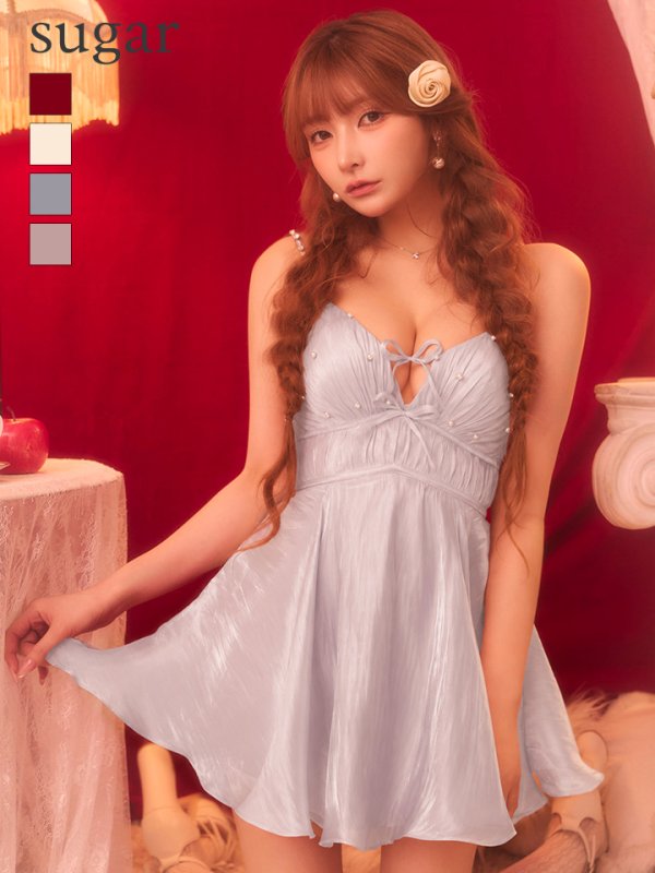 モカピンク　モデル：まみ　身長：161cm　着用サイズ：Sサイズ
