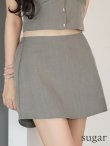 グレー　モデル：まおちゃる　身長：158cm　着用サイズ：Sサイズ