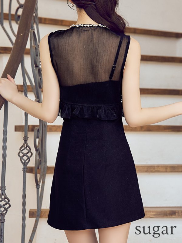 ブラック　モデル：ゆめ　身長：160cm　着用サイズ：Sサイズ