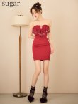 レッド　モデル：ゆめ　身長：160cm　着用サイズ：Sサイズ