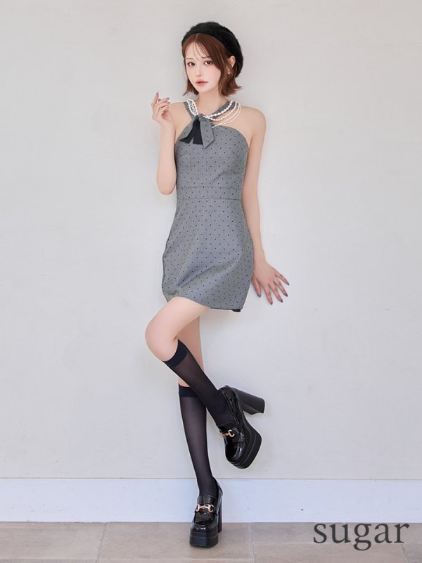 グレー　モデル：れみれみ　身長：163cm　着用サイズ：Sサイズ