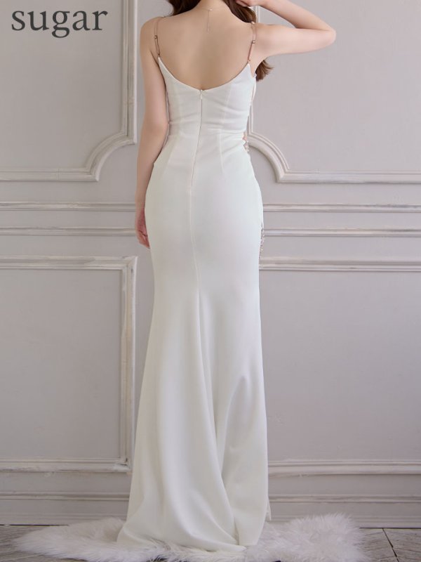 ホワイト　モデル：ゆめ　身長：160cm　着用サイズ：Sサイズ