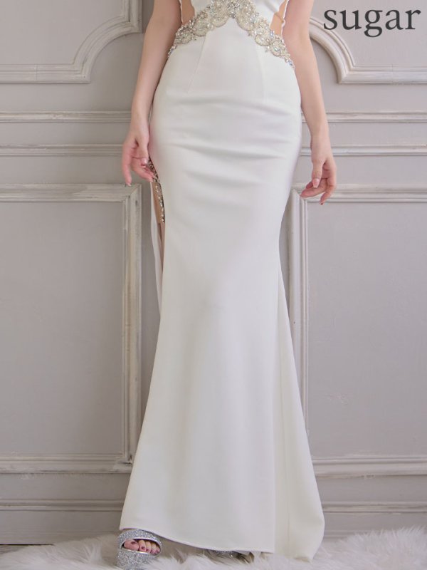 ホワイト　モデル：ゆめ　身長：160cm　着用サイズ：Sサイズ