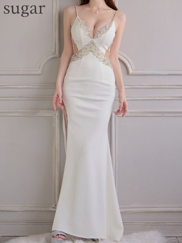 ホワイト　モデル：ゆめ　身長：160cm　着用サイズ：Sサイズ