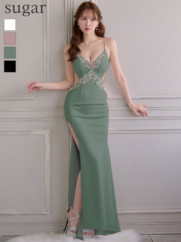 グリーン　モデル：ゆめ　身長：160cm　着用サイズ：Sサイズ