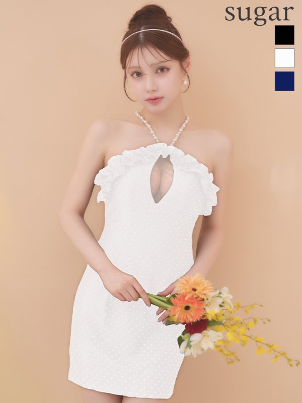 ホワイト モデル：ももか　身長：156cm　着用サイズ：Sサイズ