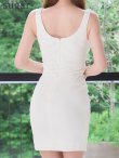 ホワイト　モデル：ゆめ　身長：160cm　着用サイズ：Sサイズ