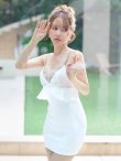 ホワイト モデル：ゆめ　身長：160cm　着用サイズ：Sサイズ