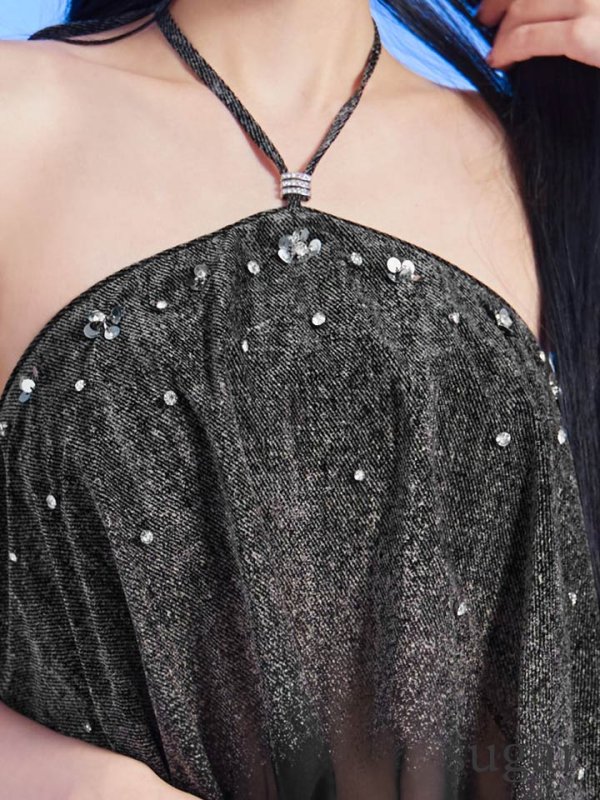 ブラック　モデル：まおちゃる　身長：158cm　着用サイズ：Sサイズ