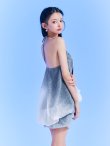 ネイビー　モデル：まおちゃる　身長：158cm　着用サイズ：Sサイズ
