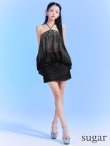 ブラック　モデル：まおちゃる　身長：158cm　着用サイズ：Sサイズ