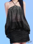 ブラック　モデル：まおちゃる　身長：158cm　着用サイズ：Sサイズ