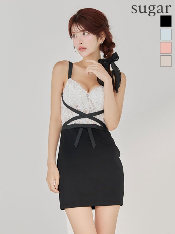 ブラック モデル:まりん 身長:164cm 着用サイズ:Sサイズ