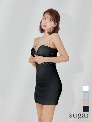 sugar angelR ビジュー付き黒キャバドレス　定価30,580 sugar angelR ビジュー付き黒キャバドレス 定価30,580 （AR24820