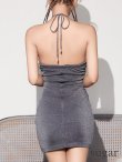 グレー モデル：如月れい　身長：156cm　着用サイズ：Sサイズ