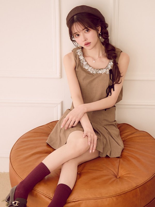 モカベージュ モデル:ゆめ 身長:160cm 着用サイズ:Sサイズ