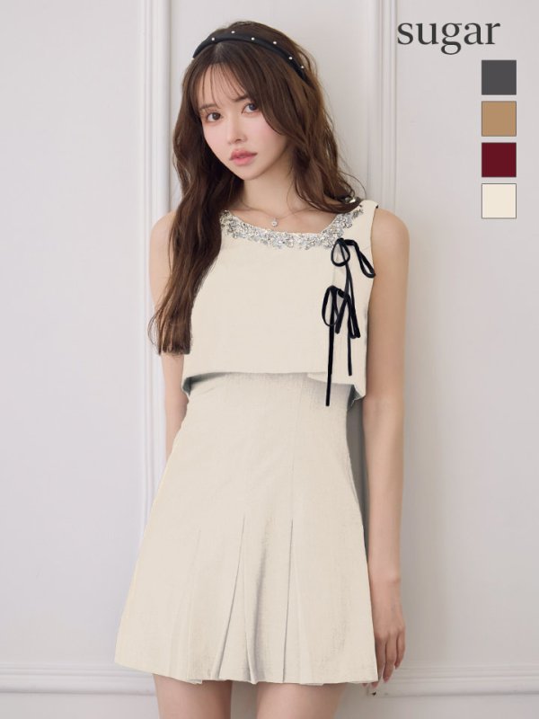 アイボリー モデル:ゆめ 身長:160cm 着用サイズ:Sサイズ