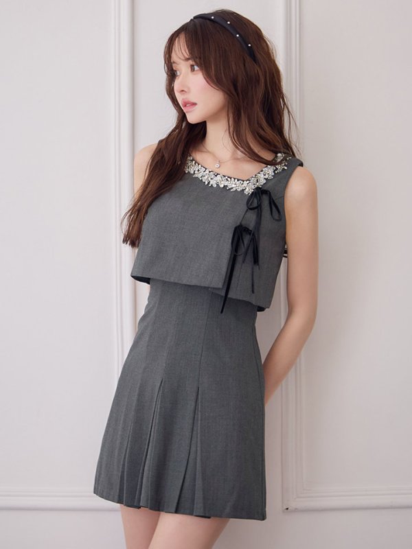 グレー モデル:ゆめ 身長:160cm 着用サイズ:Sサイズ