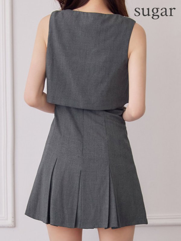 グレー モデル:ゆめ 身長:160cm 着用サイズ:Sサイズ