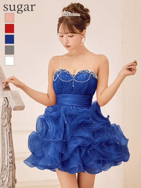 ロイヤルブルー　モデル：三上悠亜　身長：159cm　着用サイズ：Fサイズ