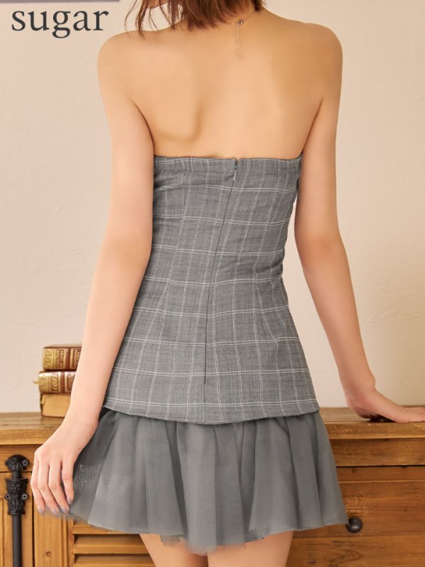 グレー　モデル：れみ　身長：163cm　着用サイズ：Sサイズ