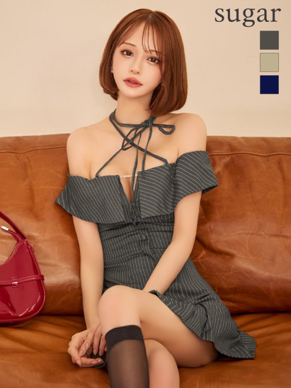 グレー　モデル：れみれみ　身長：163cm　着用サイズ：Sサイズ