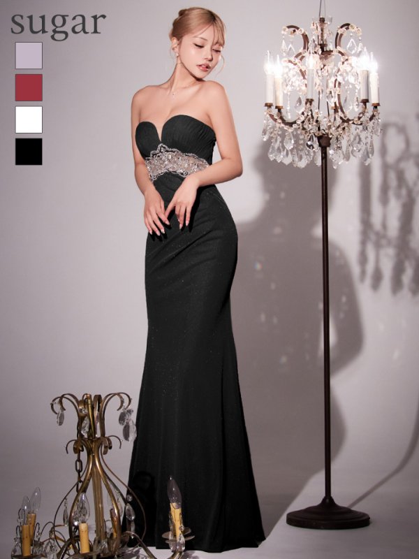 ブラック　 モデル：如月れい　身長：156m　着用サイズ：Sサイズ