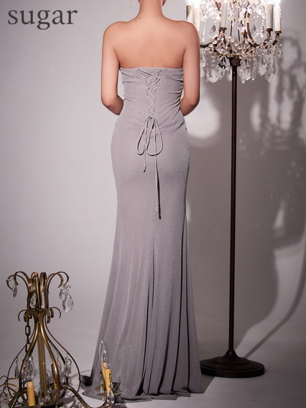 グレー　 モデル：如月れい　身長：156m　着用サイズ：Sサイズ