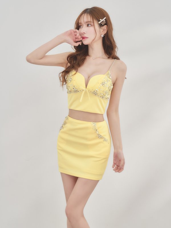 イエロー モデル:ゆめ 身長:160cm 着用サイズ:Sサイズ