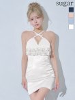 ホワイト　モデル：如月れい　身長：156cm　着用サイズ：Sサイズ