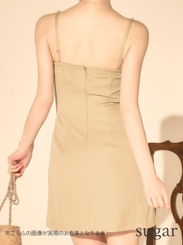 ベージュ モデル：ゆめ　身長：160cm　着用サイズ：Sサイズ
