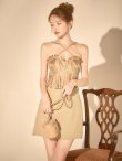 ベージュ モデル：ゆめ　身長：160cm　着用サイズ：Sサイズ