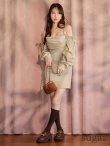 ベージュ　モデル：ゆめ　身長：160cm　着用サイズ：Sサイズ