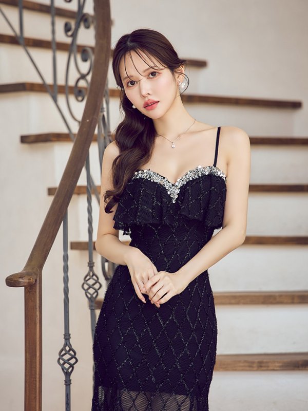 ブラック　モデル：ゆめ　身長：160cm　着用サイズ：Sサイズ