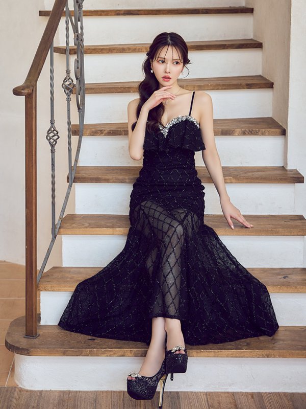 ブラック　モデル：ゆめ　身長：160cm　着用サイズ：Sサイズ