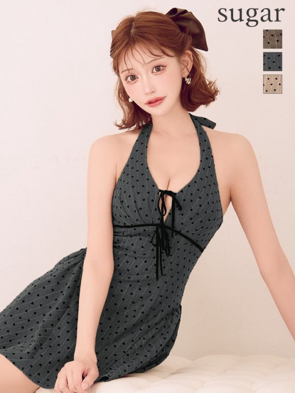 グレー　モデル：明日花キララ　身長162cm　着用サイズ：Sサイズ