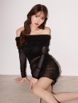 ブラック　モデル：ゆめ　身長：160cm　着用サイズ：Sサイズ