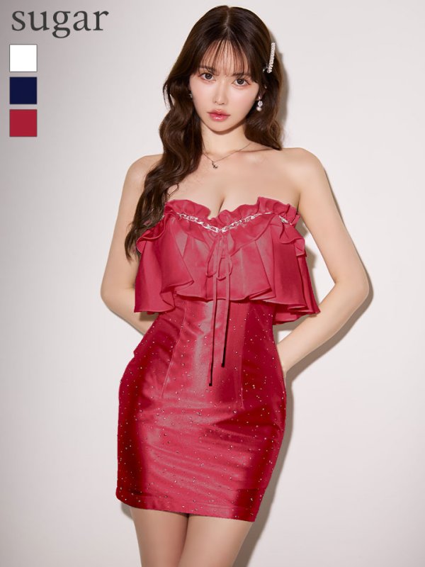 レッド モデル:ゆめ 身長:160cm 着用サイズ:Sサイズ