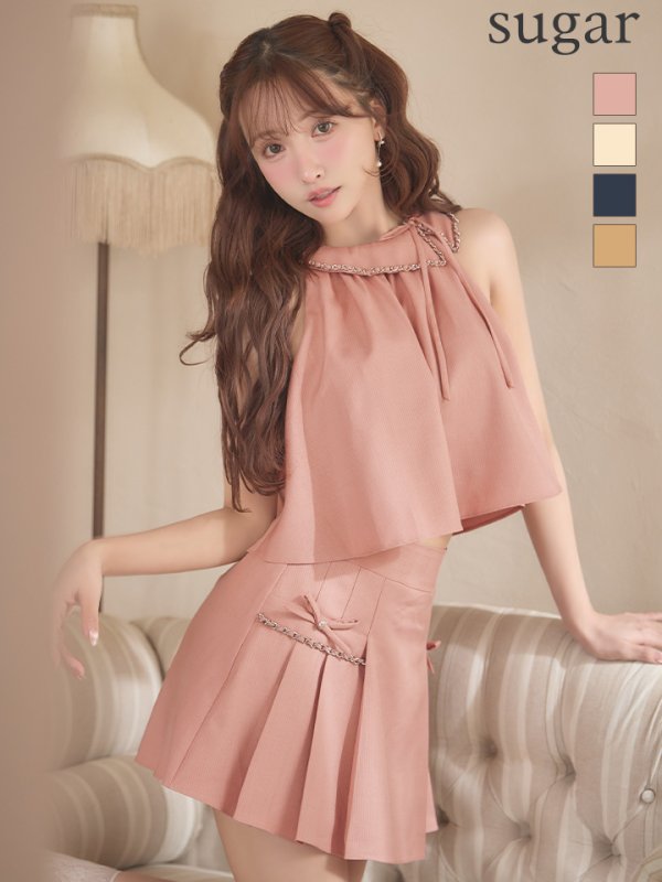 ピンク  モデル：三上悠亜　身長：159cm　着用サイズ：Sサイズ