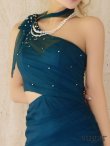 ティールブルー　モデル：如月れい　身長：156cm　着用サイズ：Sサイズ