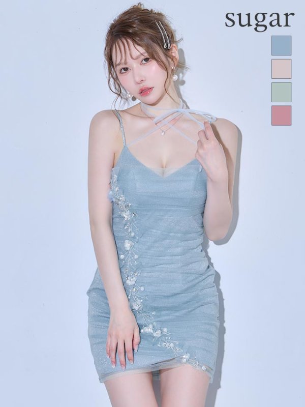 ブルー　モデル：ゆめ　身長：160cm　着用サイズ：Sサイズ