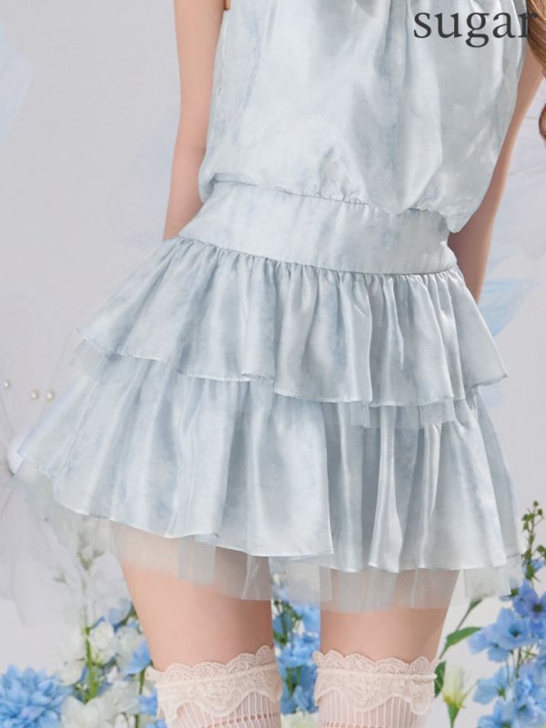 ブルー　モデル：まみ　身長：160cm　着用サイズ：Sサイズ